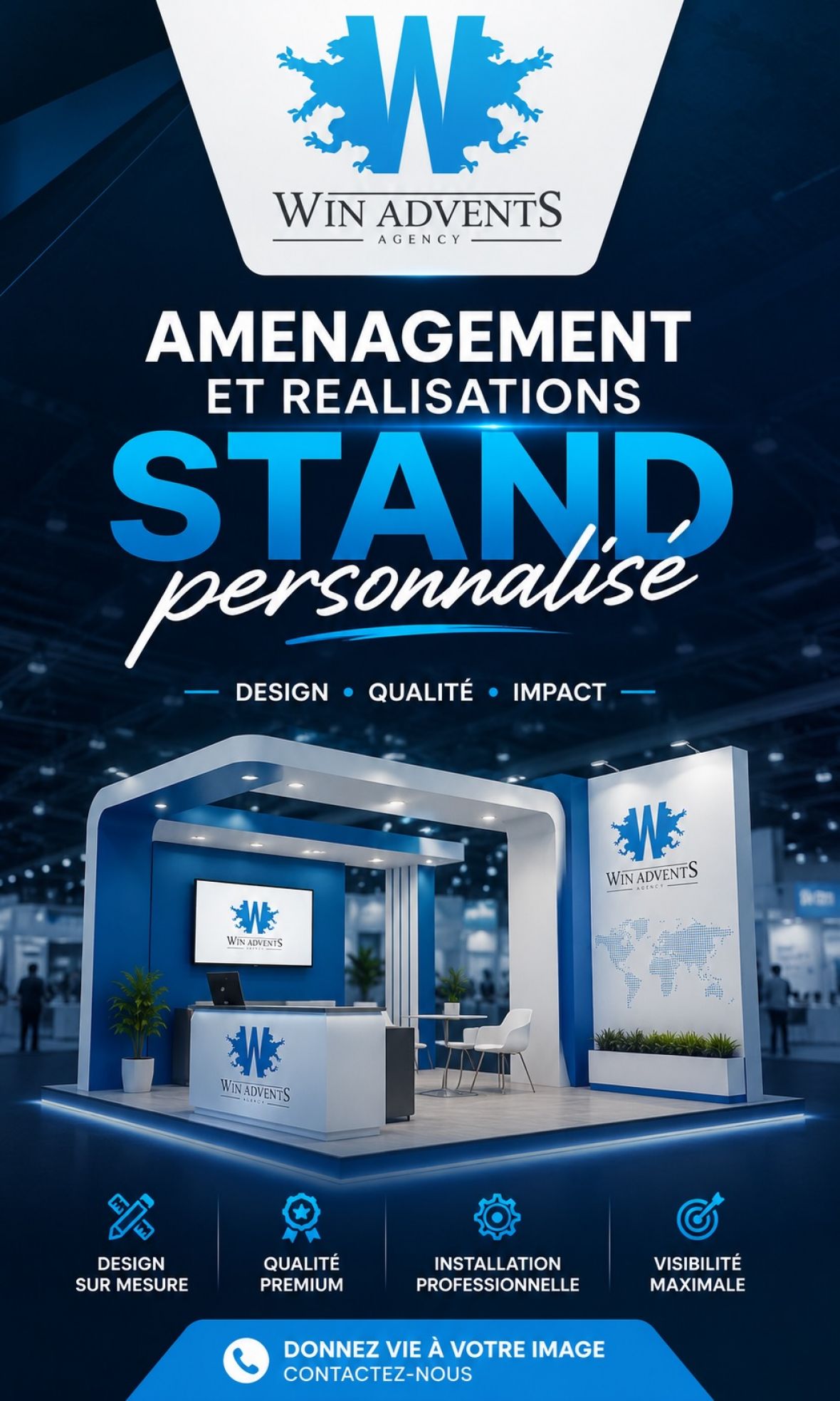 Amenagement et Realisations Stand personnalisé Oran Algerie - Win Advents Algerie