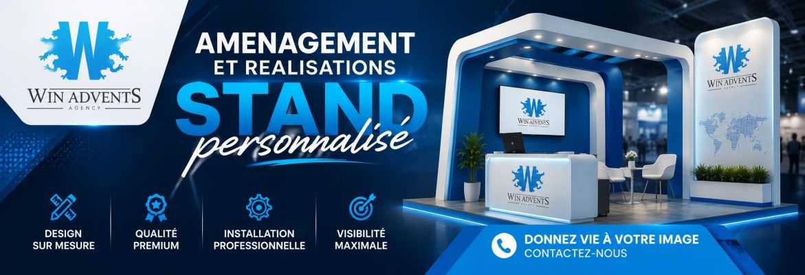 Amenagement et Realisations Stand personnalisé Oran Algerie - Win Advents Algerie