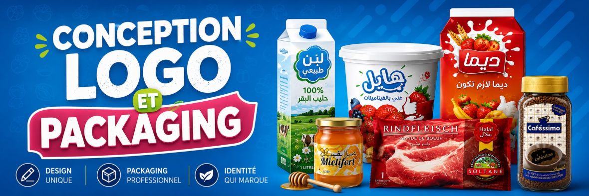 Conception de Packaging Algérie , Oran Conception de Packaging Algerie, Conception de Packaging Oran ,  Conception Graphique Packaging et Emballage Alimentaire Oran Algerie , Conception Graphique Maquette Etiquette Sachet Boite Oran Algerie